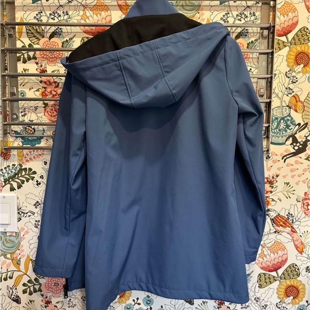 Calvin Klein Collection Blue Hooded Jacket - Picture 3 of 3